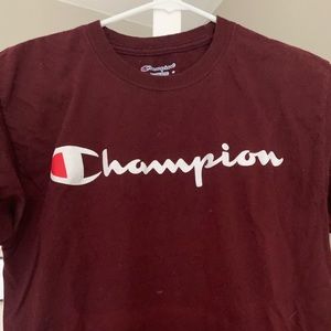 Maroon champion t shirt